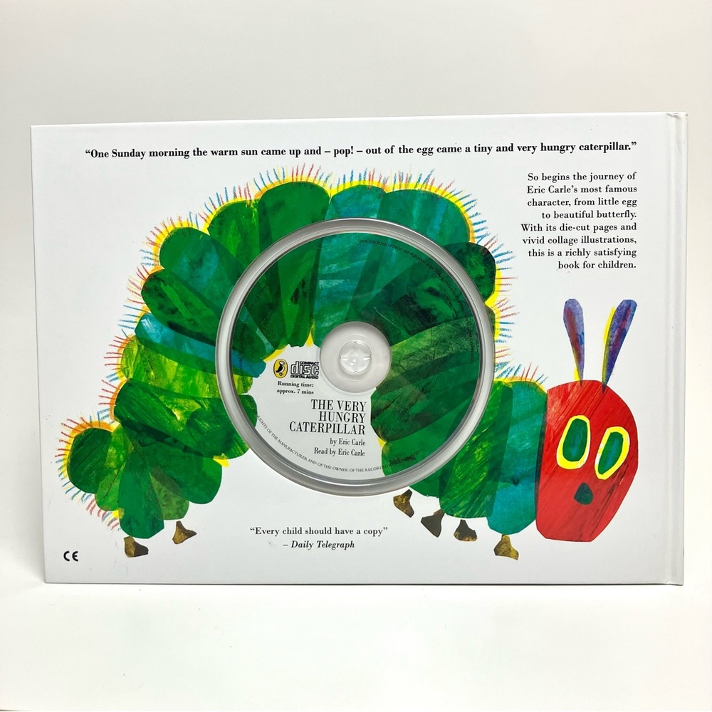 Children's Book with CD The Very Hungry Caterpillar Read by Eric Carle 2012